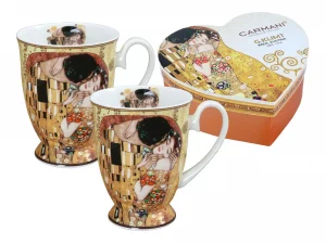 Kubki w sercu - Gustav Klimt Pocałunek