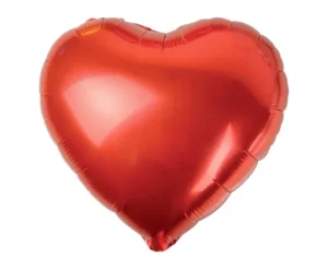 Balon foliowy serce czerwone -18'