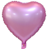 Balon foliowy serce mat różowe 18'