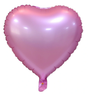 Balon foliowy serce mat różowe 18'