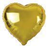 Balon foliowy serce złote - 18'