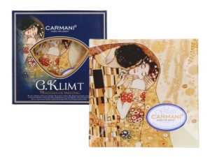 Talerz dekoracyjny Carmani Klimt "The Kiss"