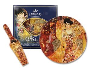 Talerz deserowy z łopatką G.Klimt - Adele Bloch CARMANI